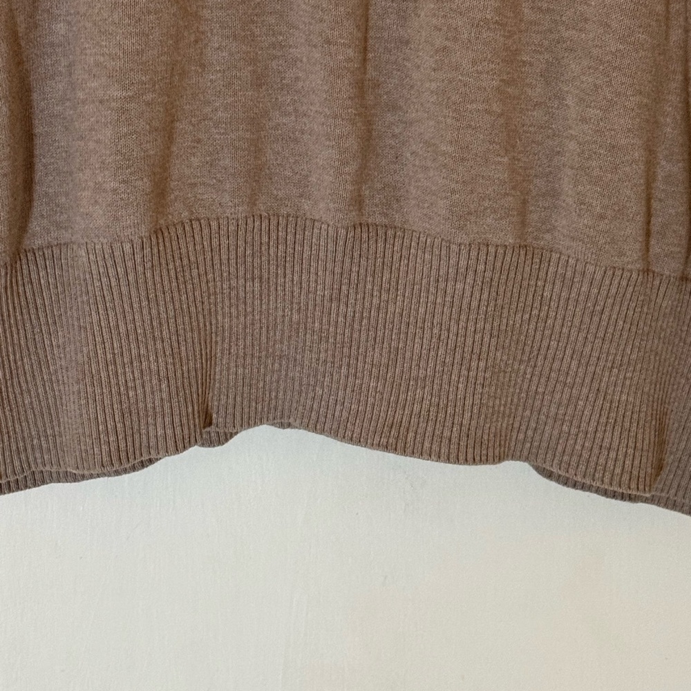 St. John's Bay Taupe Cowl Neck Sweater - Picture 5 of 7
